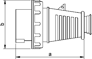 Rysunek - Wtyczka izolacyjna przenośna IP67 16A/250V